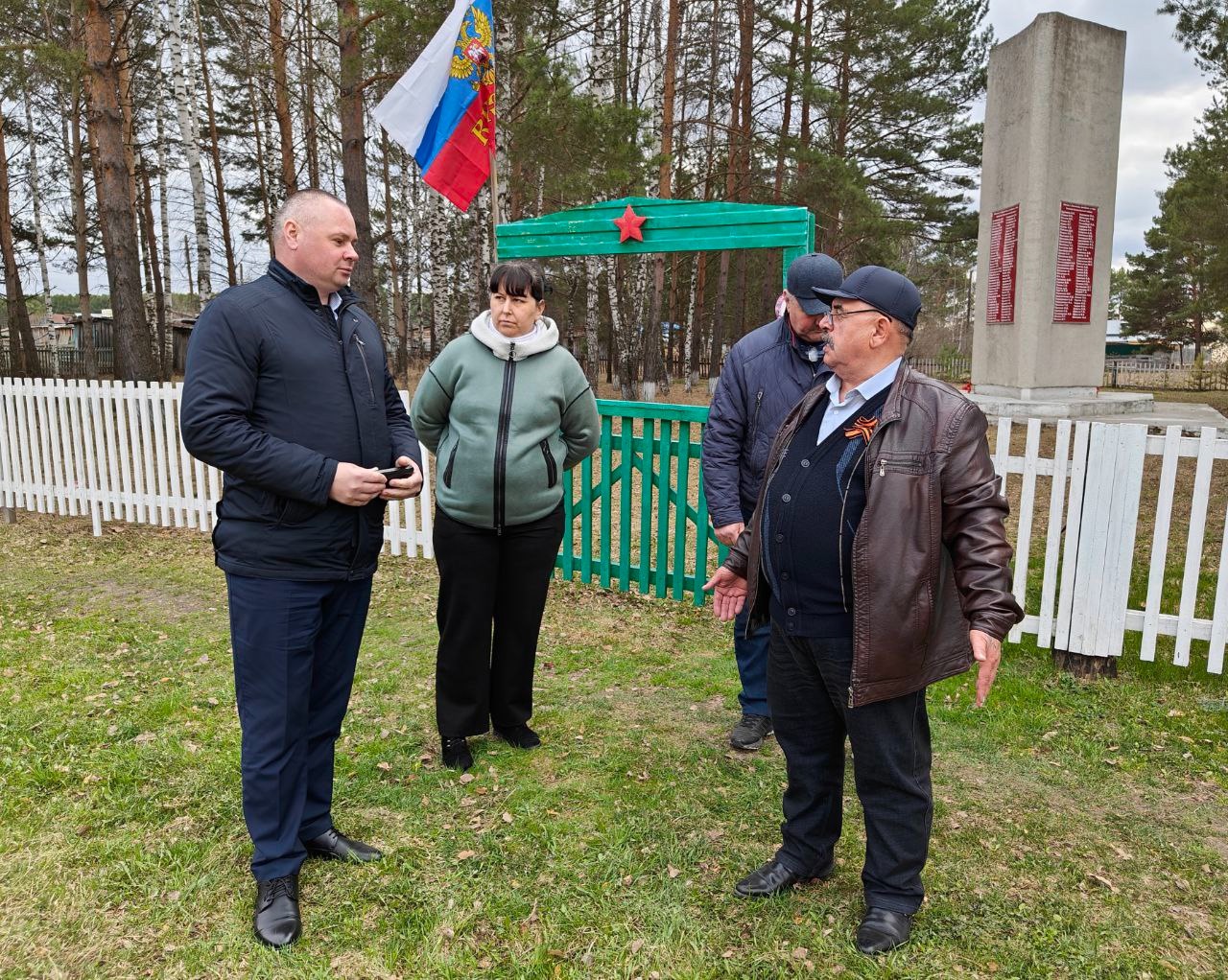 В районе продолжаются работы по подготовке к юбилею Великой Победы.