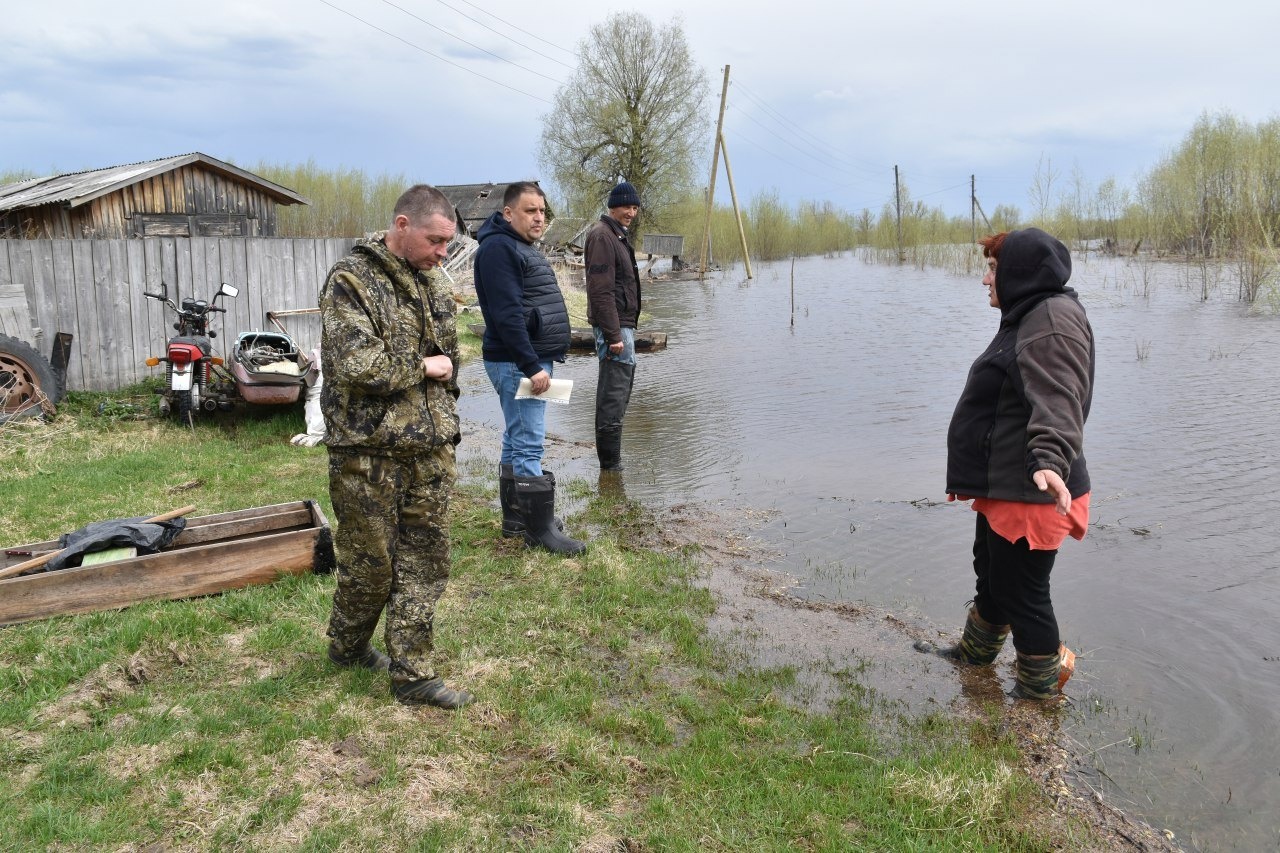 Паводковая обстановка на территории Знаменского района.