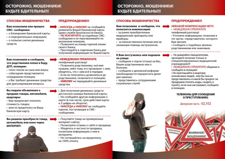 Осторожно, мошенники!. Осторожно, мошенники!.